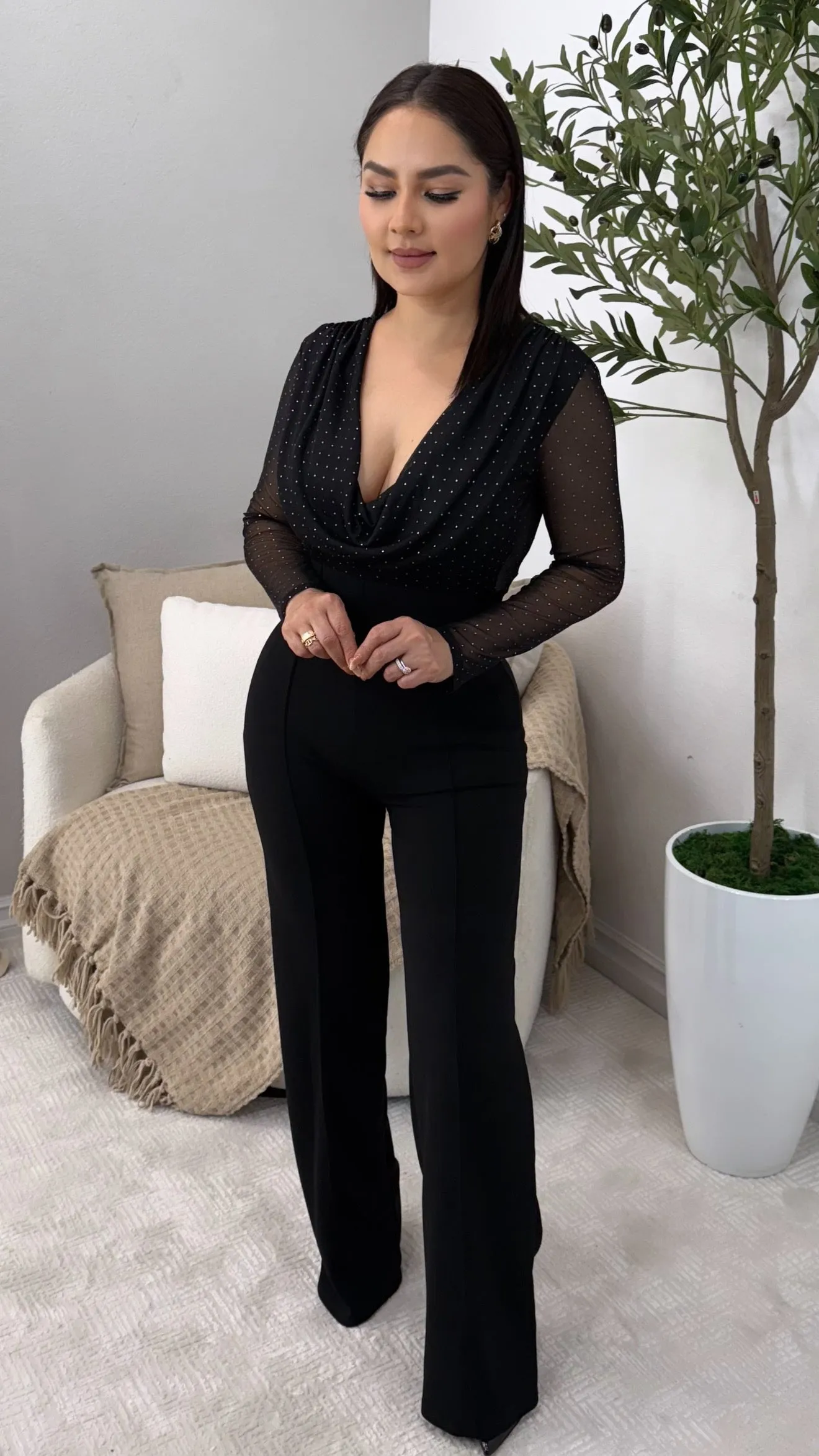 ANELIZ GOLD JUMPSUIT