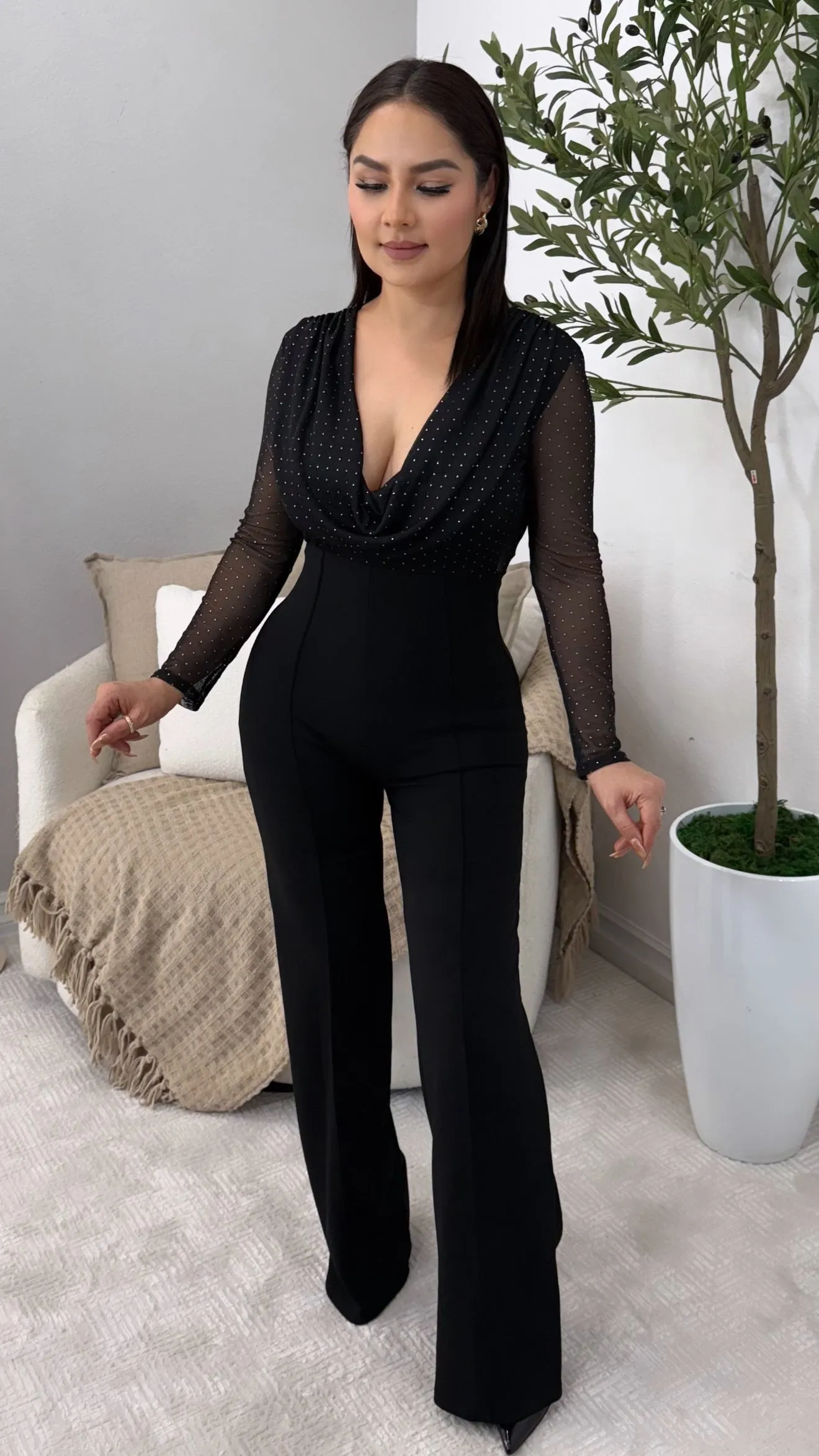 ANELIZ GOLD JUMPSUIT