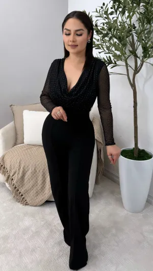 ANELIZ SILVER JUMPSUIT