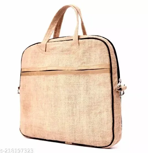 Artisan-Crafted Jute Laptop Bag: A Blend of Style and Sustainability