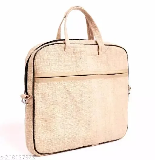 Artisan-Crafted Jute Laptop Bag: A Blend of Style and Sustainability