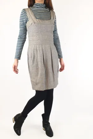 Asos neutral coloured sleeveless dress size 12