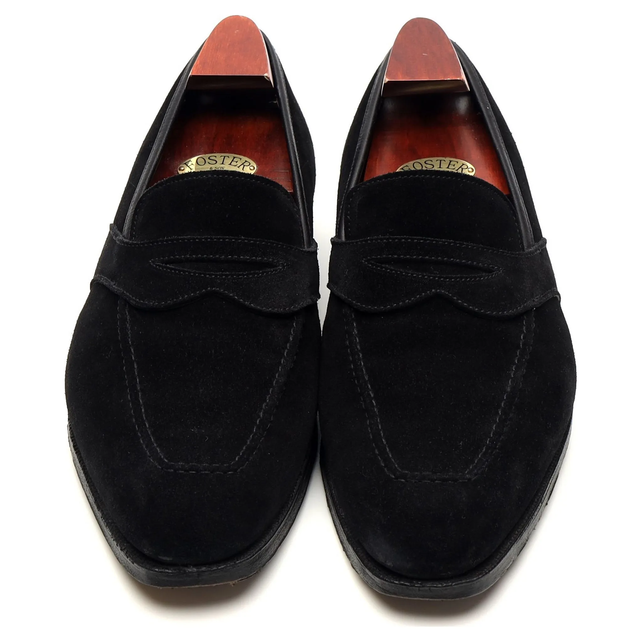 'Aston' Black Suede Loafers UK 7.5 E