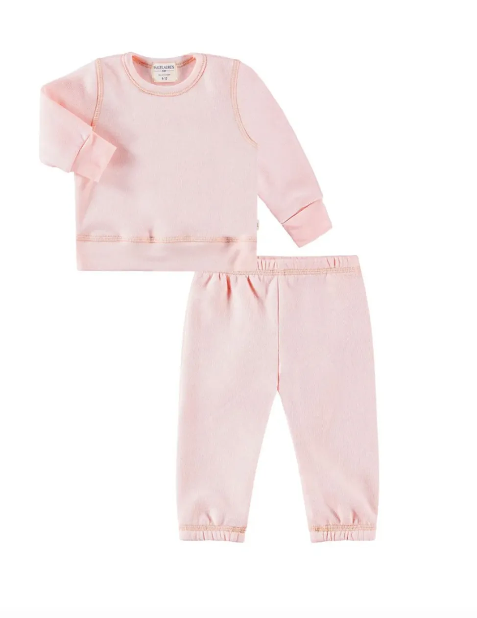 Baby Eco-Fleece Sweatshirt and Sweatpant Loungewear Set