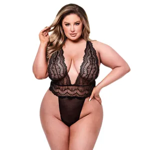 Baci Sexy Deep V Lace Body Queen