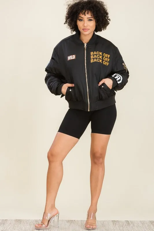 Back Off Bomber Jacket