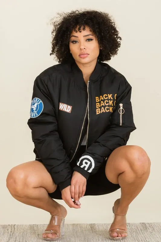 Back Off Bomber Jacket