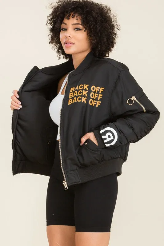 Back Off Bomber Jacket