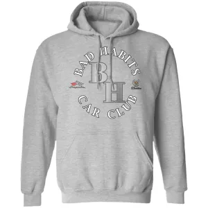 Bad Habits Car Club 2-sided print Z66 Pullover Hoodie