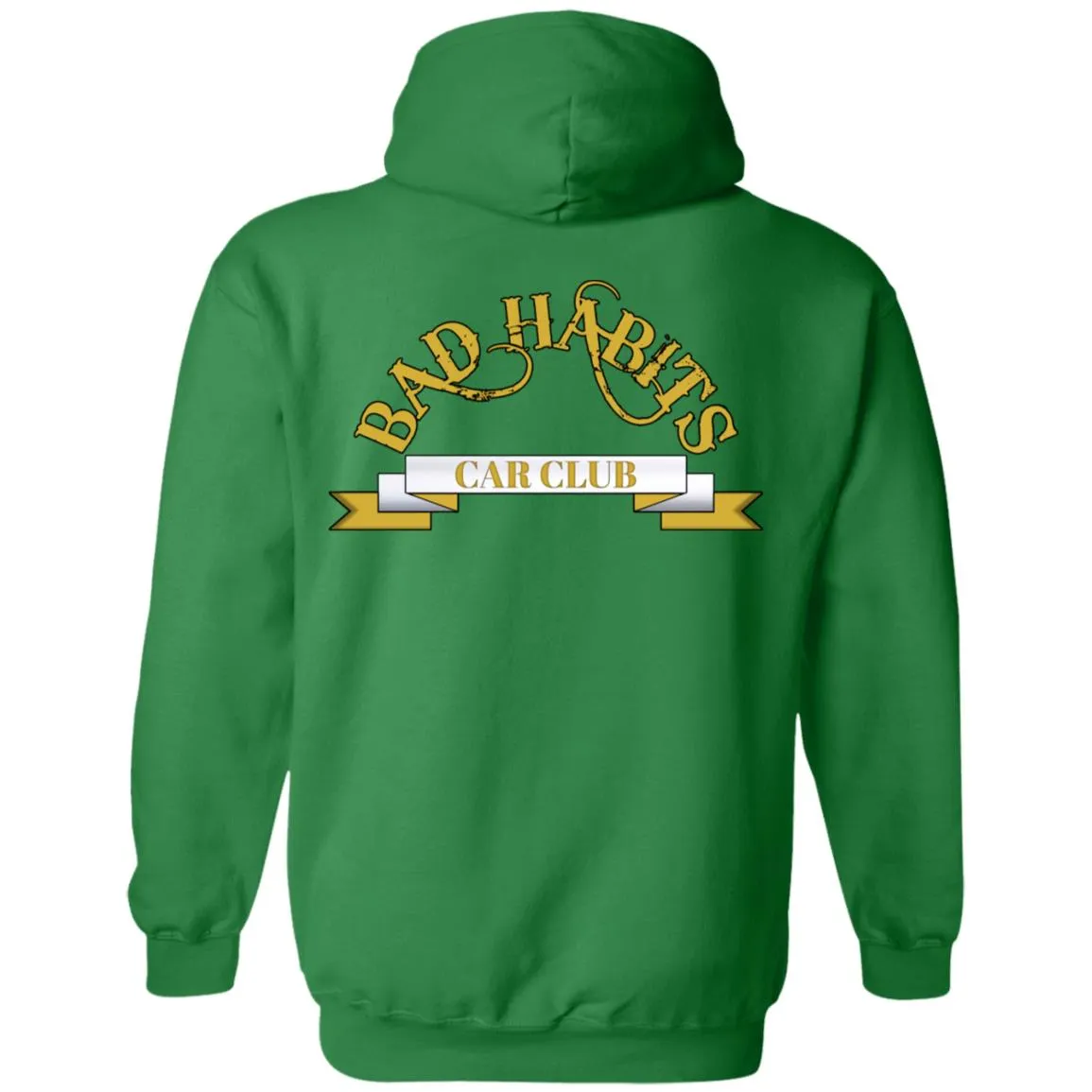 Bad Habits Car Club 2-sided print Z66 Pullover Hoodie