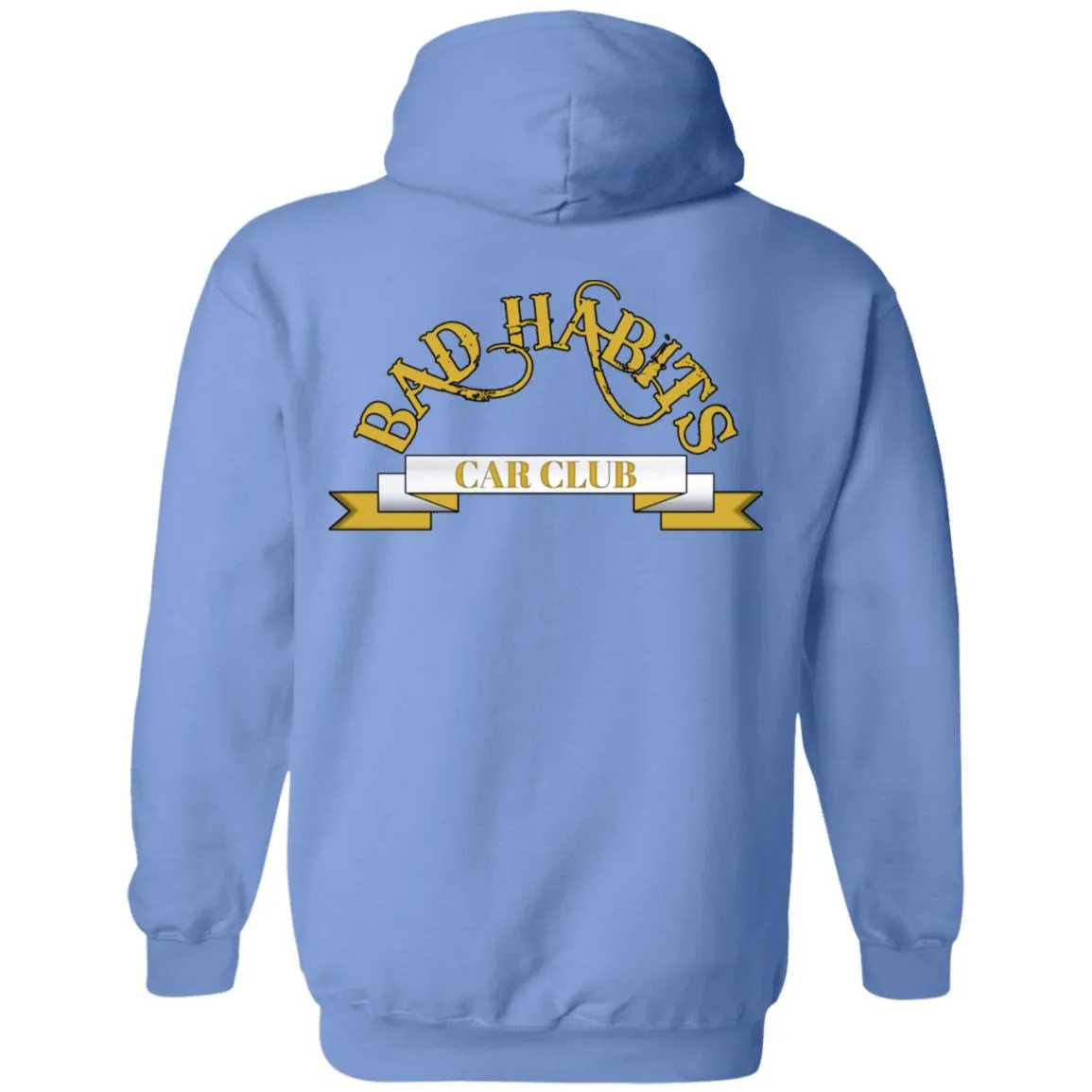 Bad Habits Car Club 2-sided print Z66 Pullover Hoodie