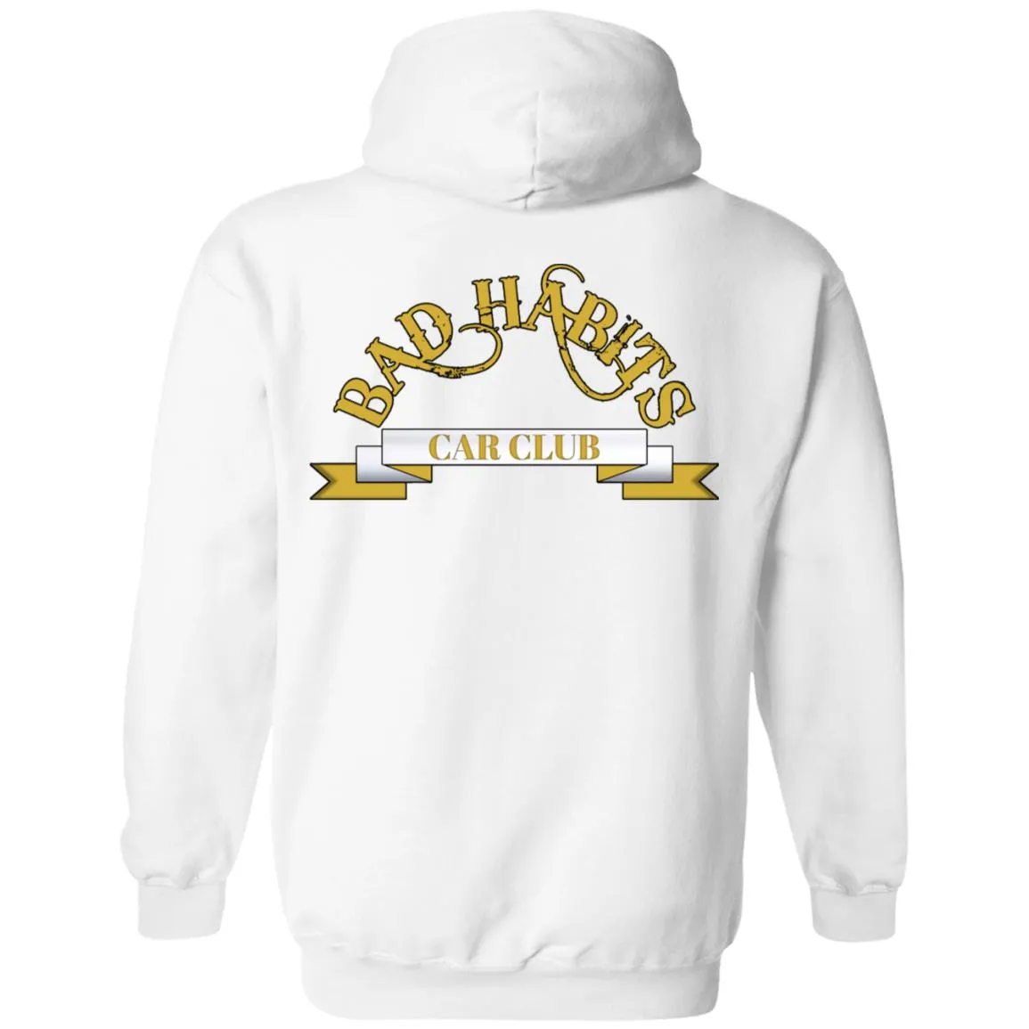 Bad Habits Car Club 2-sided print Z66 Pullover Hoodie