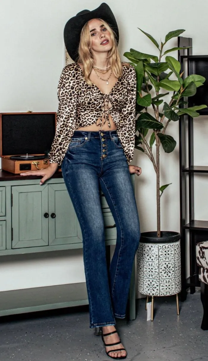 Bailey High Rise Bootcut Jeans