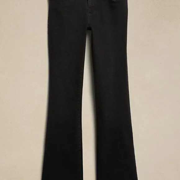 Banana Republic Black Low-Rise Y2K VIBE Bootcut Jeans Size 0/25