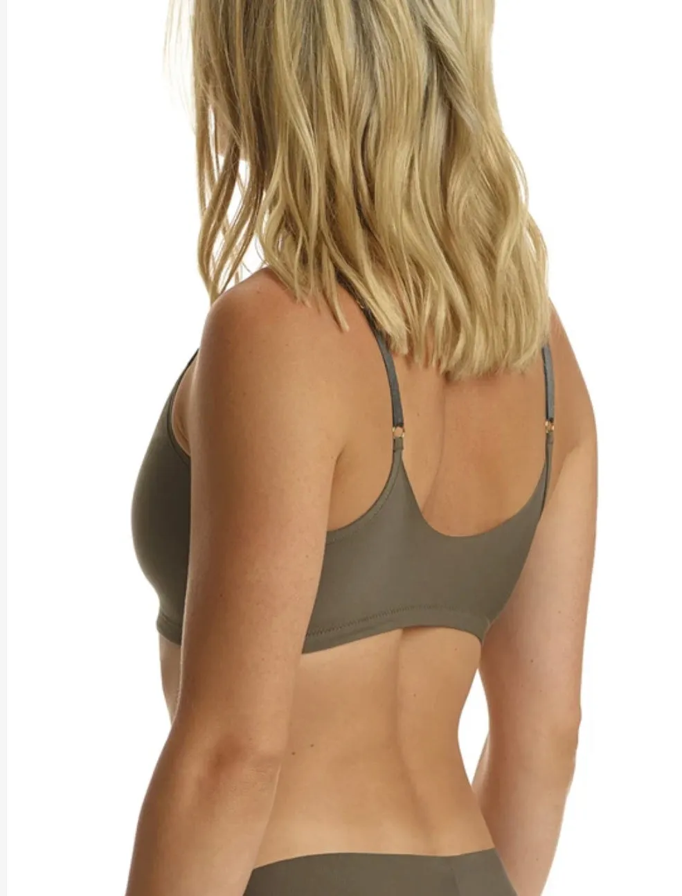 Basil Butter Bralette & Mid-Rise Thong Set