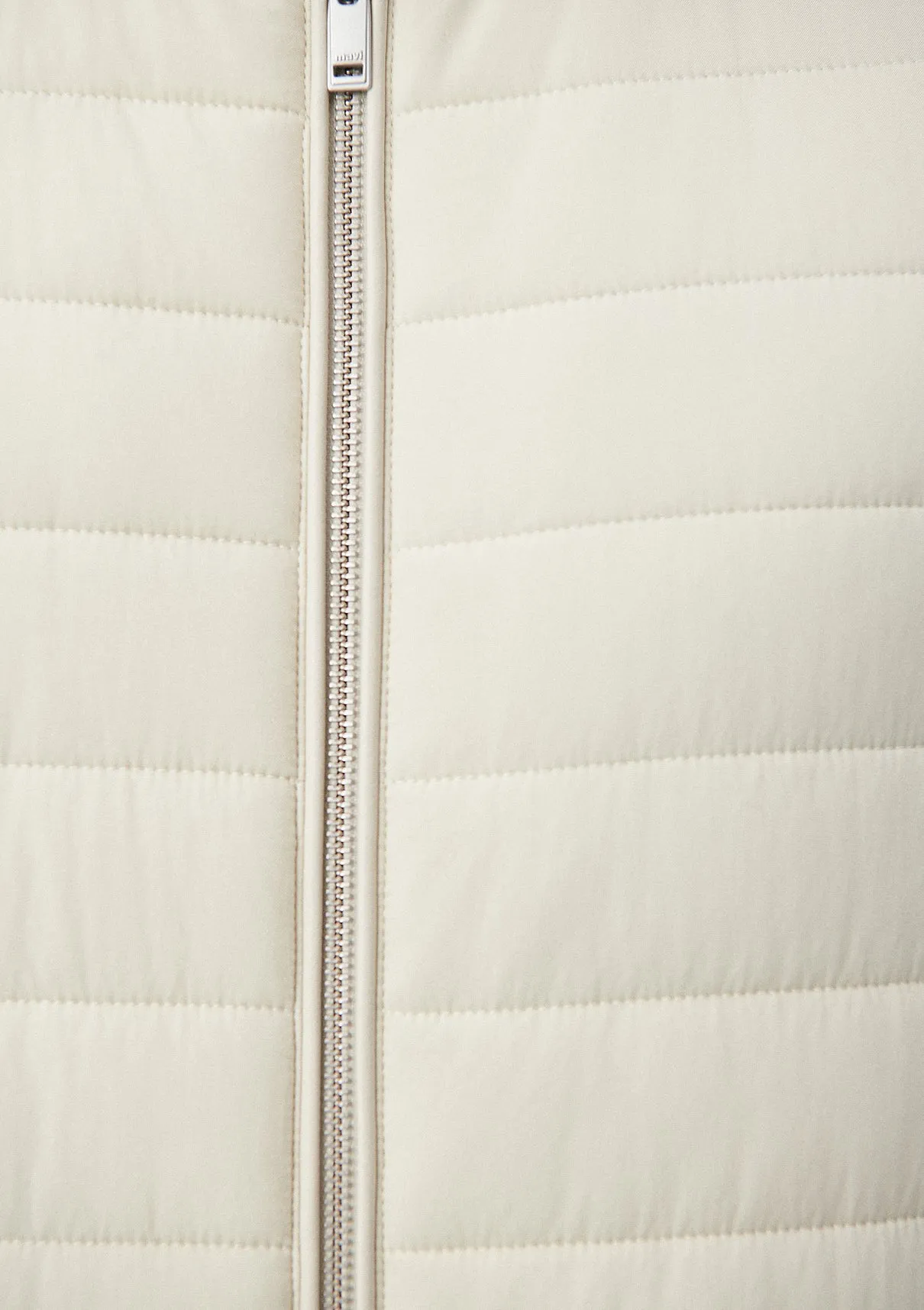 Beige Faux Leather Jacket