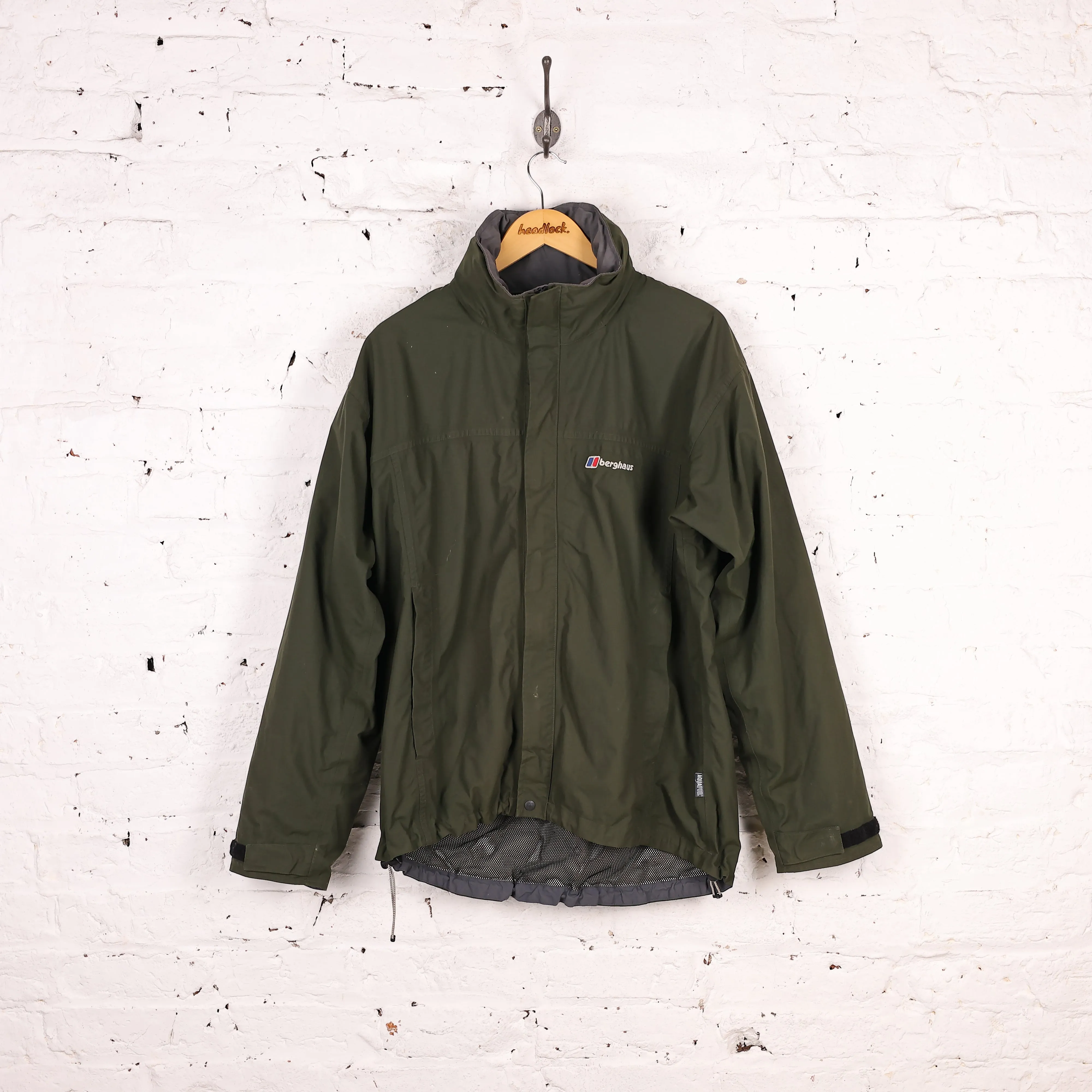 Berghaus Aquafoil Rain Jacket - Green - L