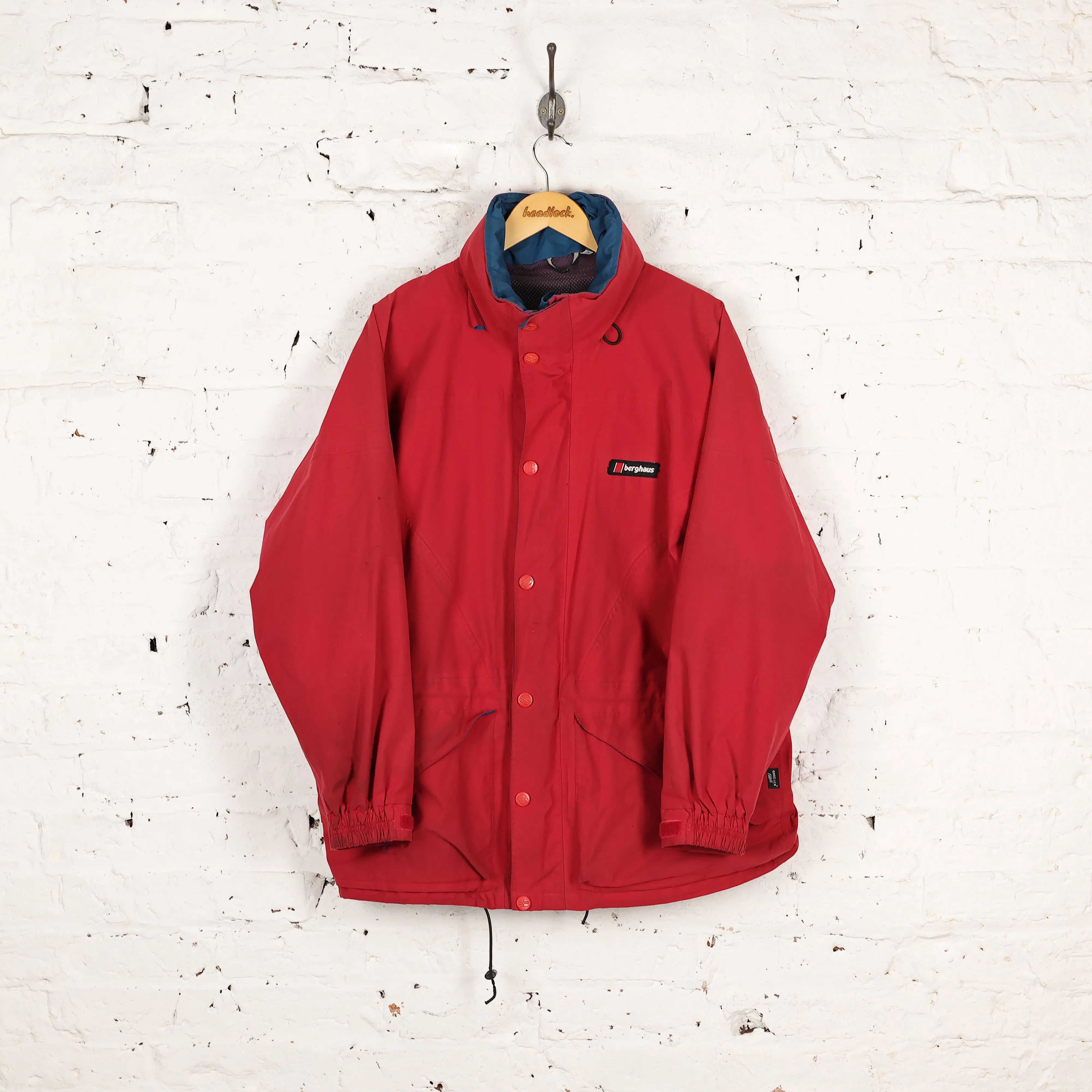 Berghaus Cornice I.A. Gore Tex Rain Jacket Coat - Red - L