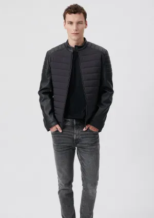 Black Faux Leather Jacket