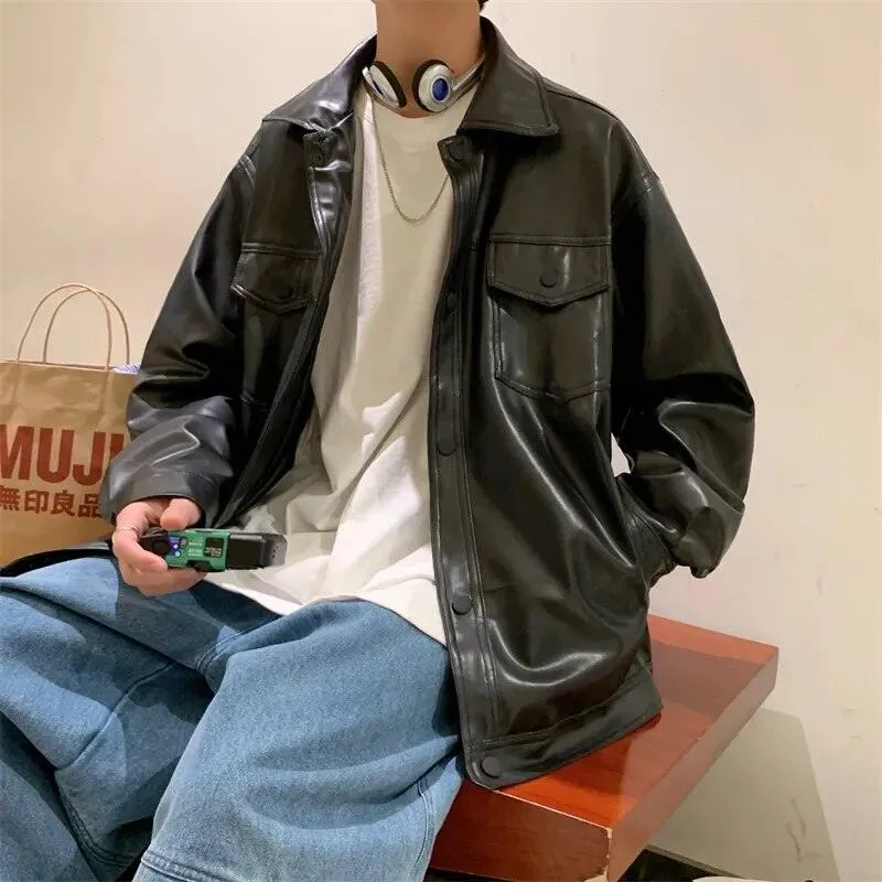 Black Faux Leather Jacket
