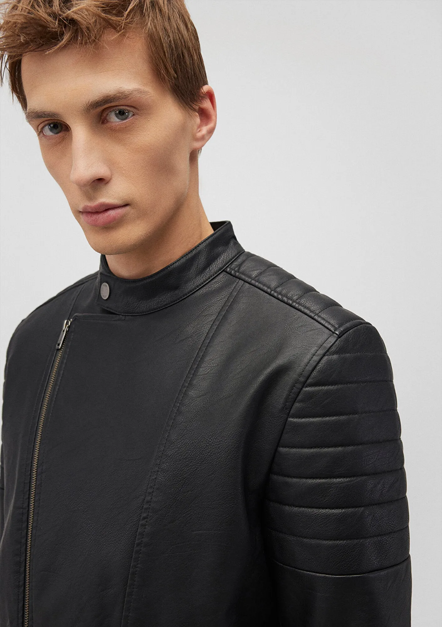 Black Faux Leather Jacket