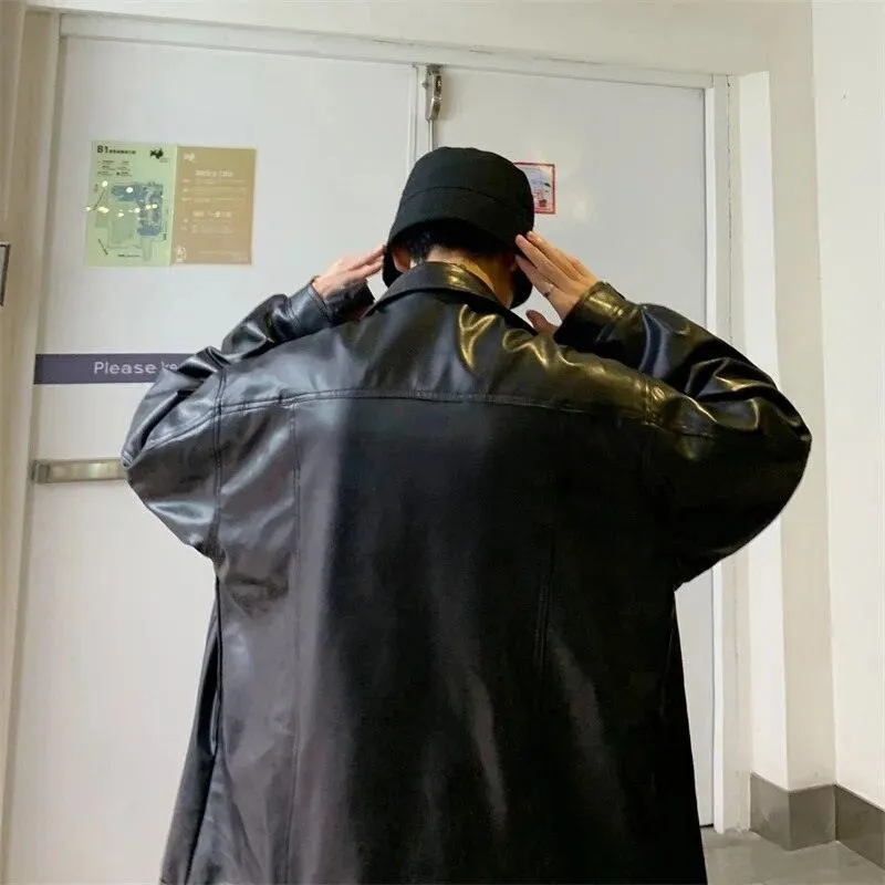 Black Faux Leather Jacket