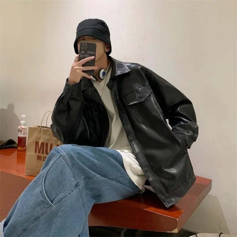 Black Faux Leather Jacket