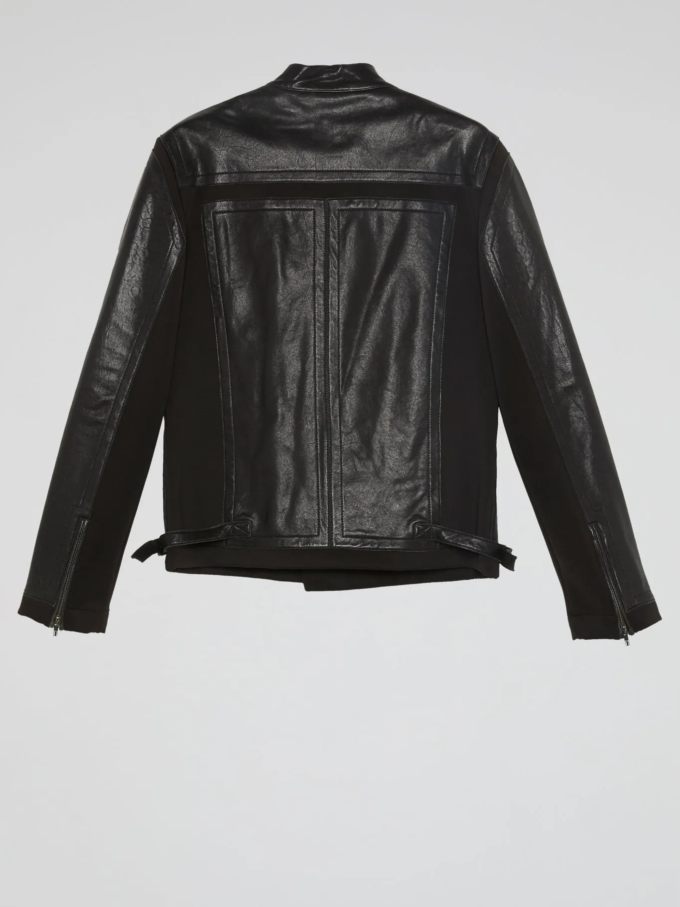 Black Leather Moto Jacket