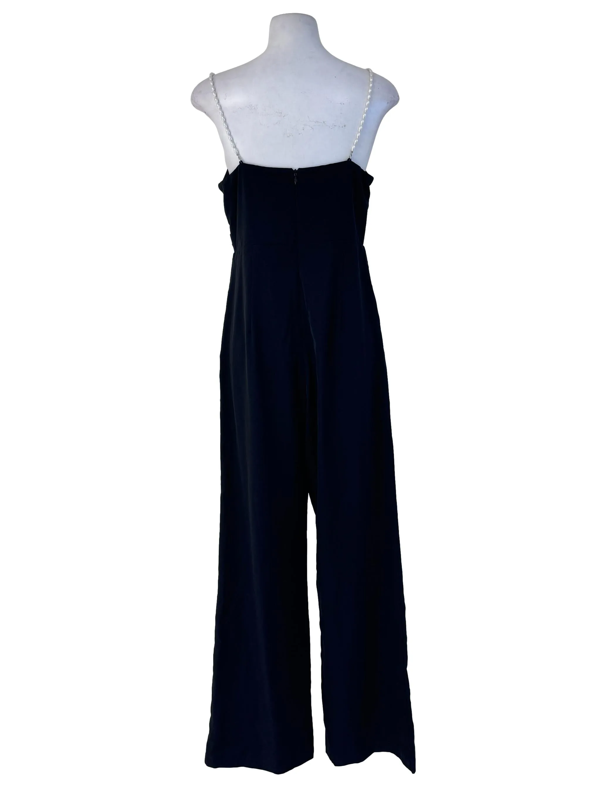 Black Sleeveless Jumpsuits