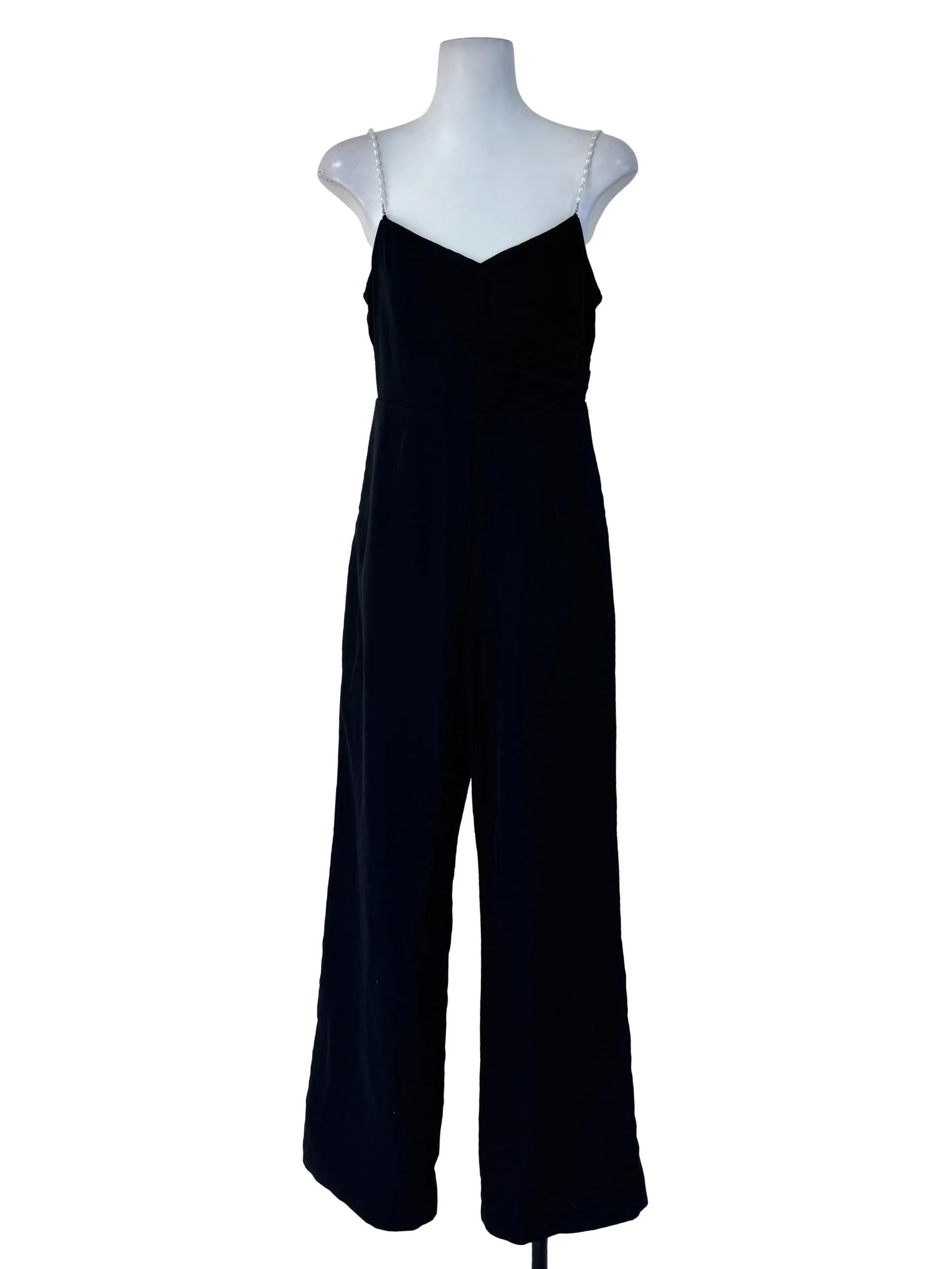 Black Sleeveless Jumpsuits