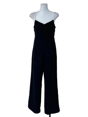 Black Sleeveless Jumpsuits