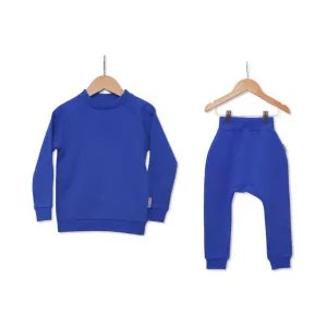 Blue Sweatshirt and Joggers Co-Ord Set