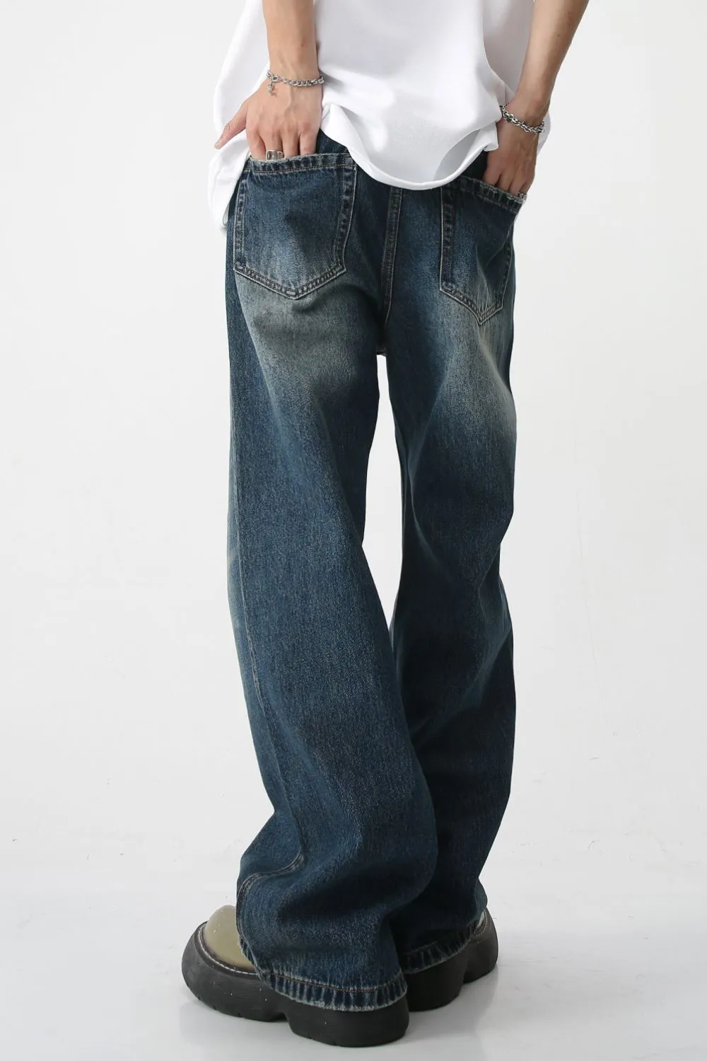 Bootcut Jeans with Pockets
