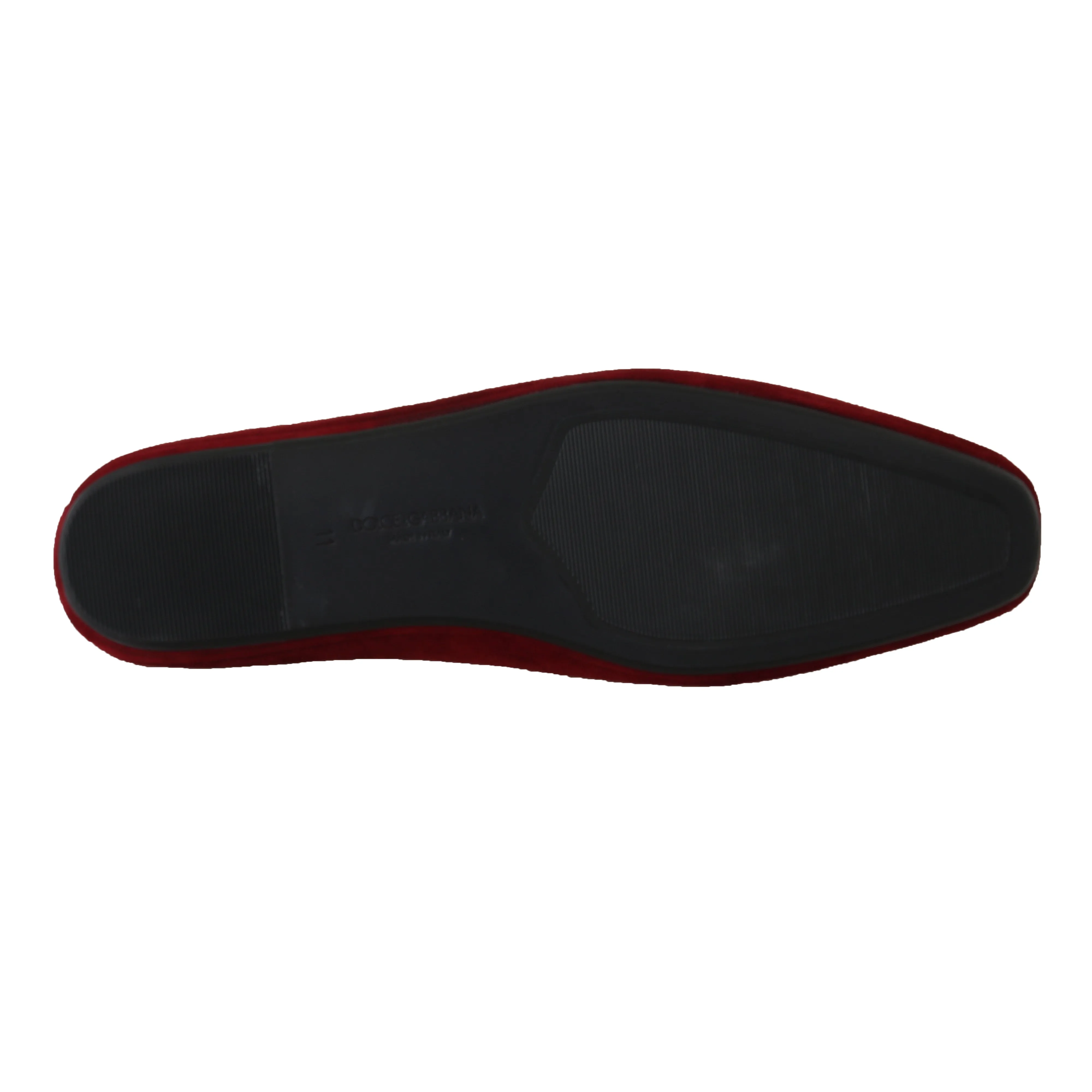 Bordeaux Suede Slides Flats Loafers