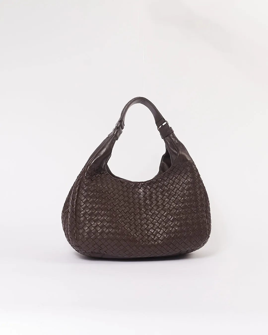 Bottega Veneta Brown Intrecciato Shoulder Bag