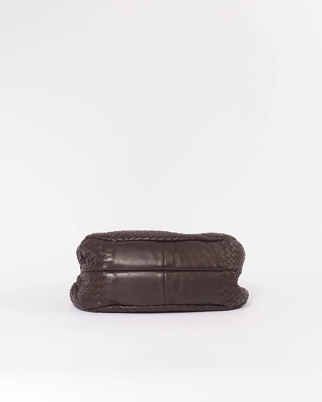 Bottega Veneta Brown Intrecciato Shoulder Bag