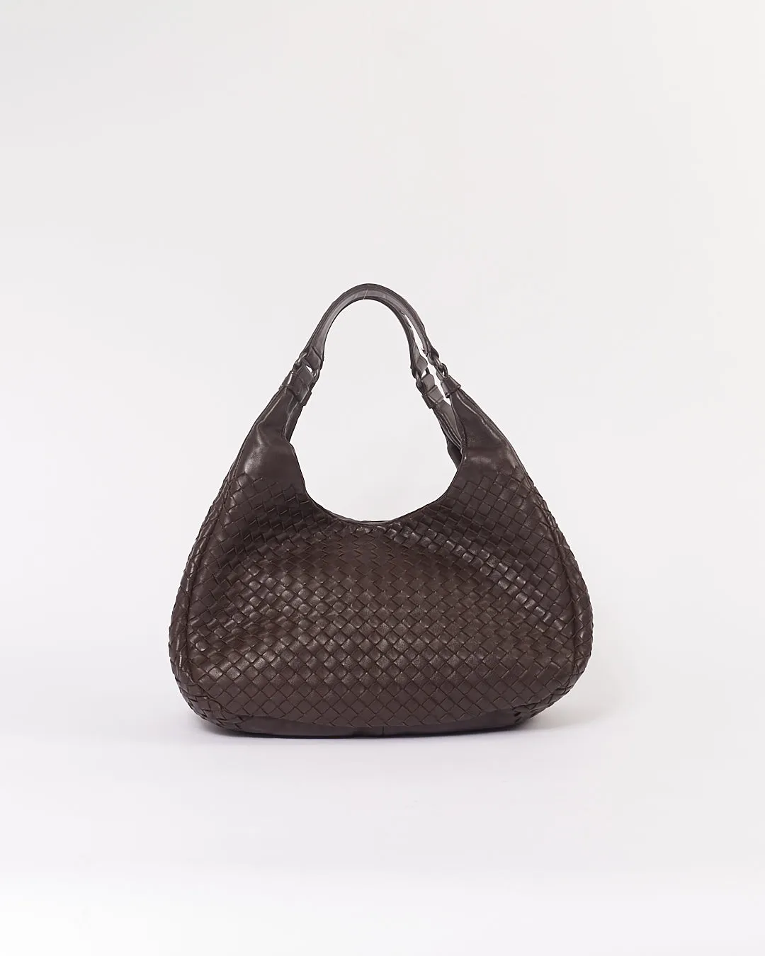 Bottega Veneta Brown Intrecciato Shoulder Bag