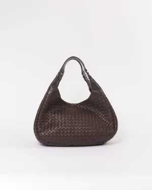 Bottega Veneta Brown Intrecciato Shoulder Bag