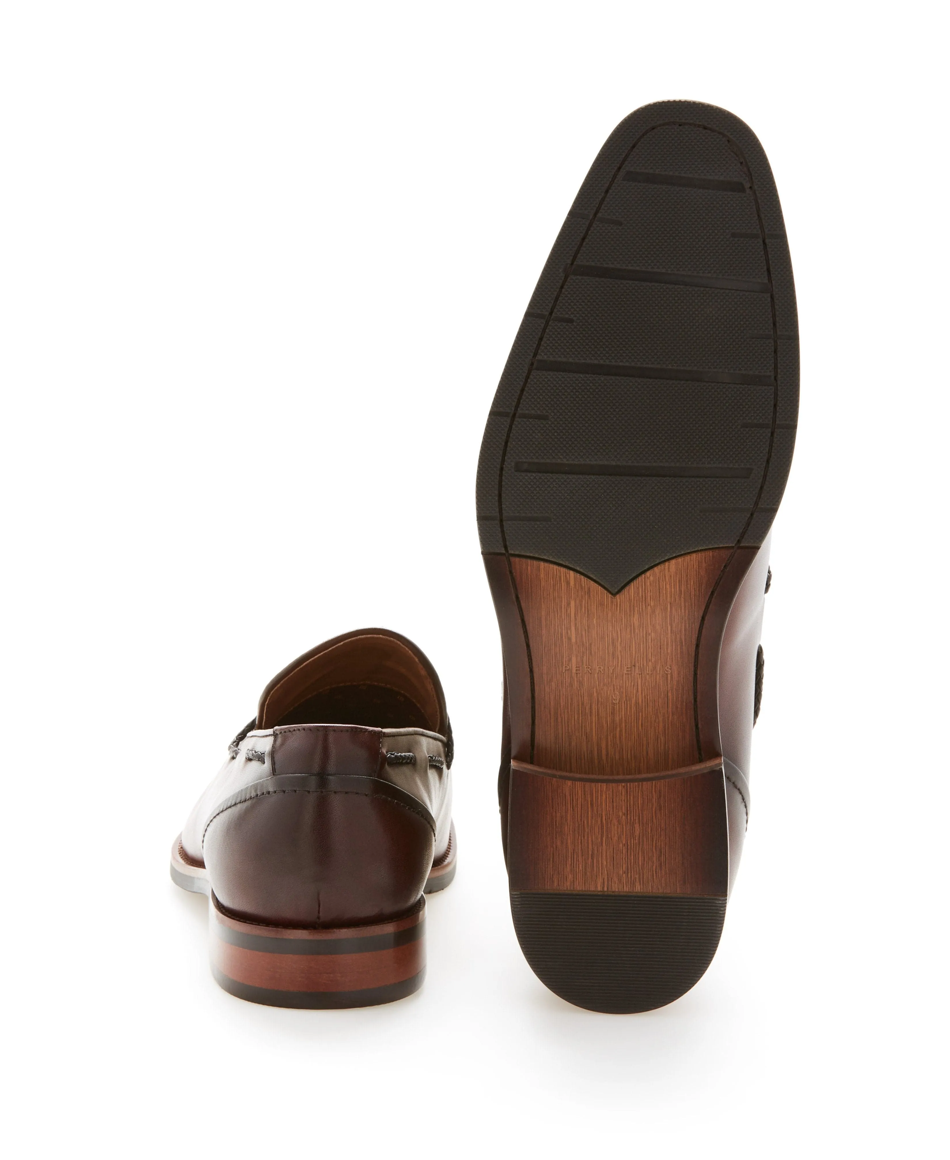 Braided Leather Tassel Loafer