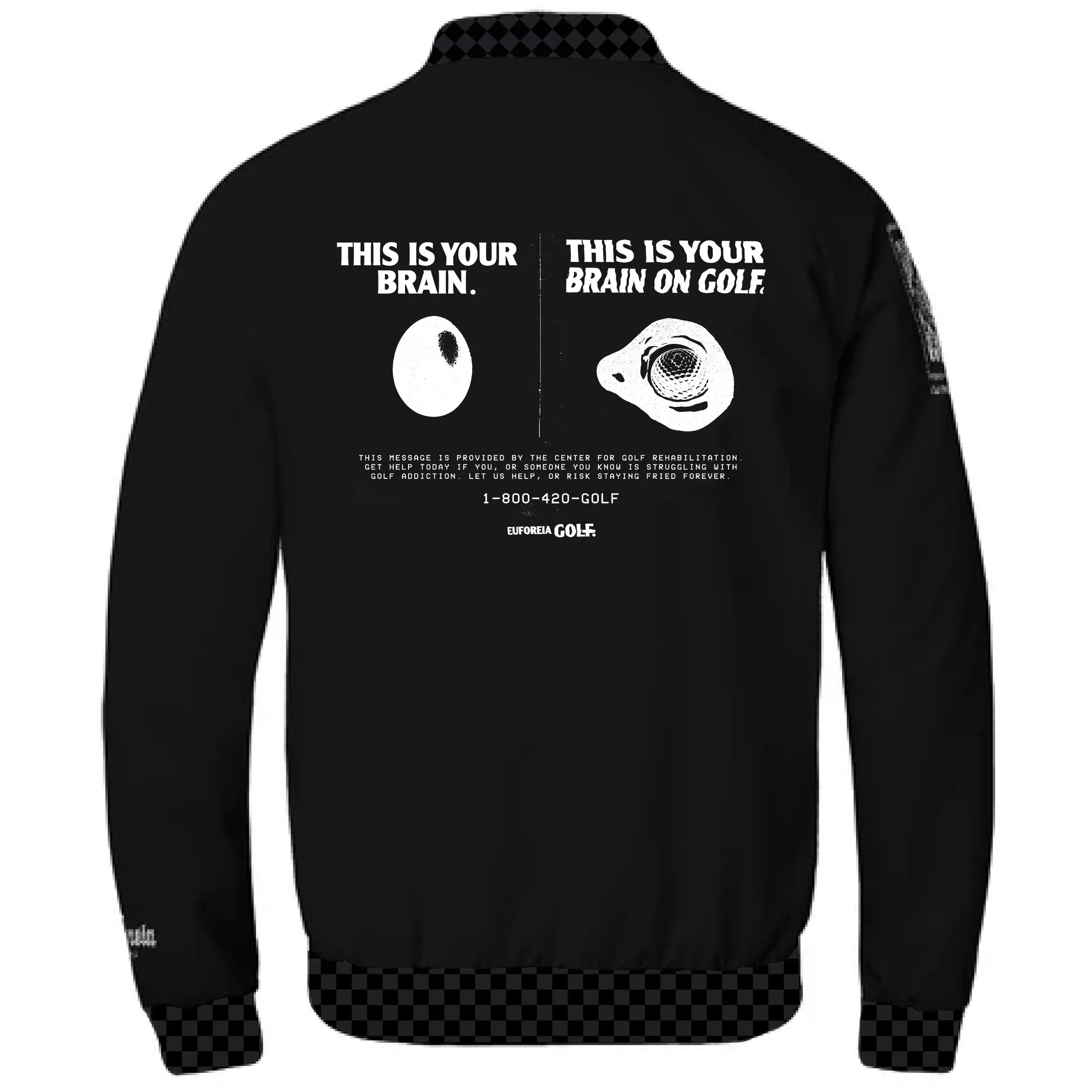 Brain on Golf Bomber Jacket