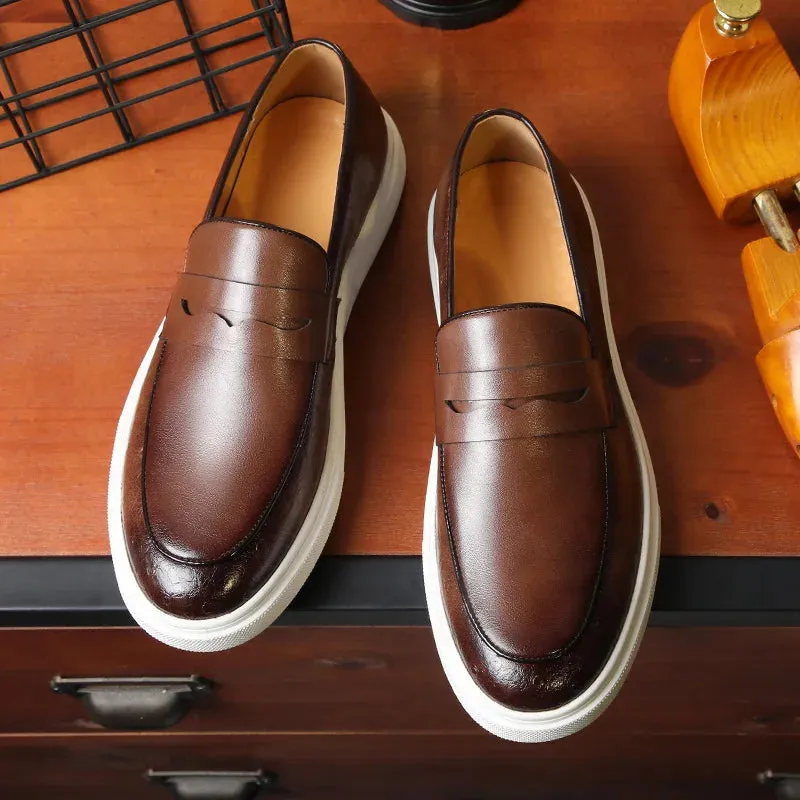 British penny loafers