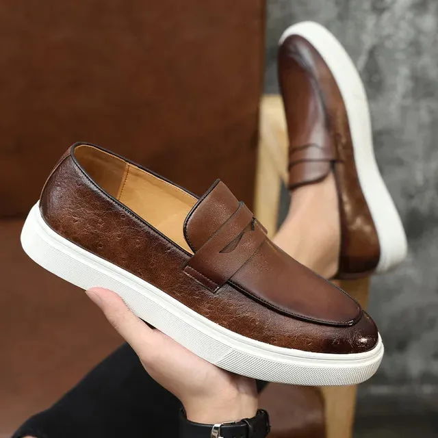 British penny loafers