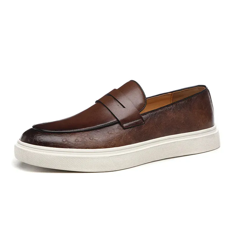 British penny loafers