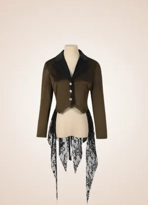 Brown Steampunk Medieval Jacket