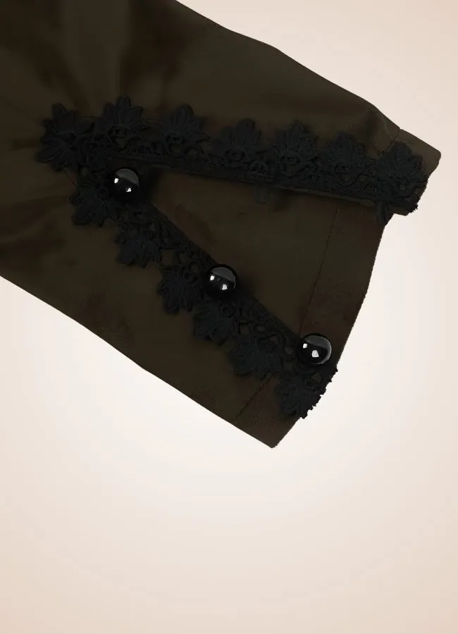 Brown Steampunk Medieval Jacket