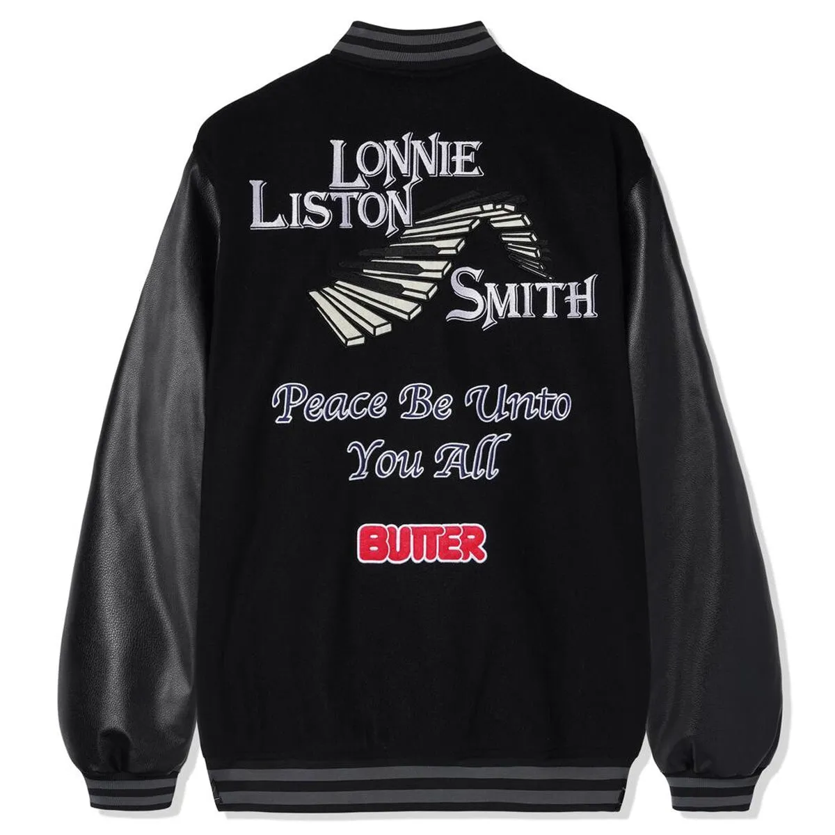 Butter Goods - Lonnie Varsity Jacket Black
