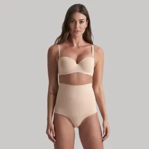 Bye Bra Waist Control High Waist Brief | Beige