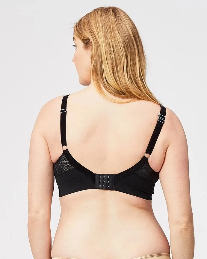 Cake Maternity - Sugar Candy Posh Nursing Bralette - Black