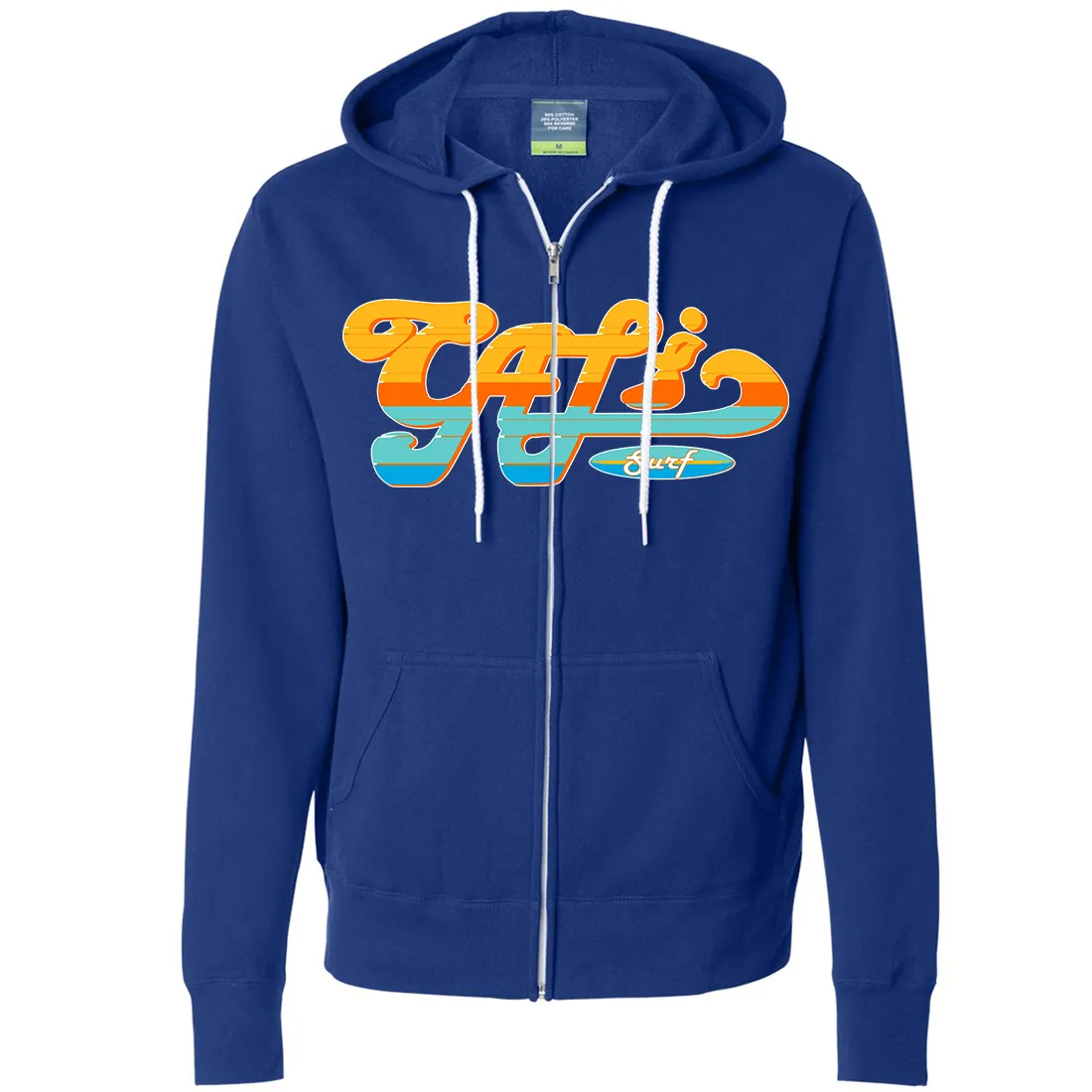 Cali Surf Zip-Up Hoodie