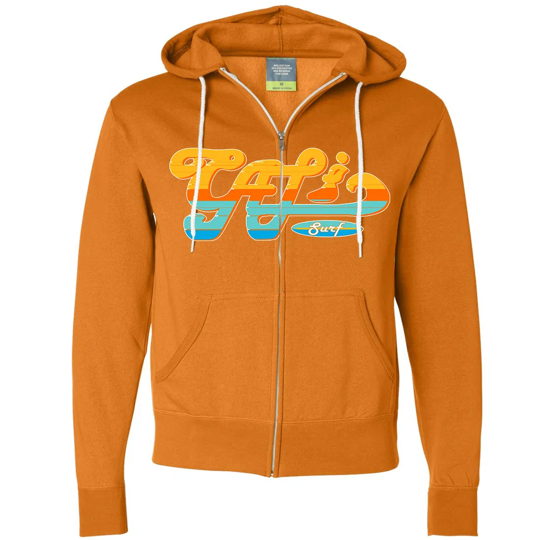 Cali Surf Zip-Up Hoodie